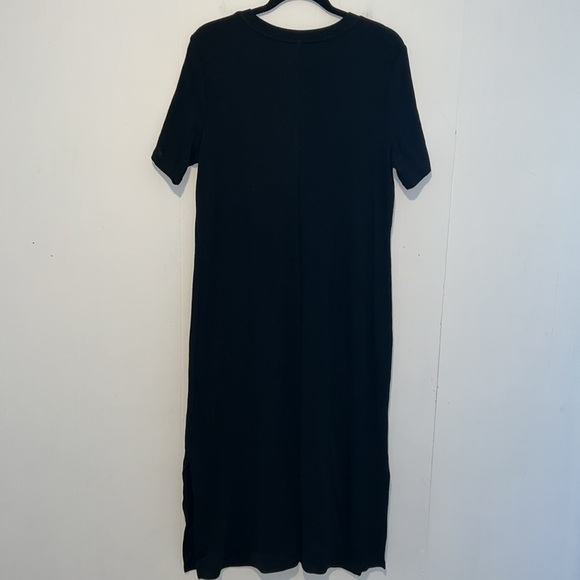 A New Day Short Sleeve Black MIDI Dress ZZ9 - Picture 2 of 4